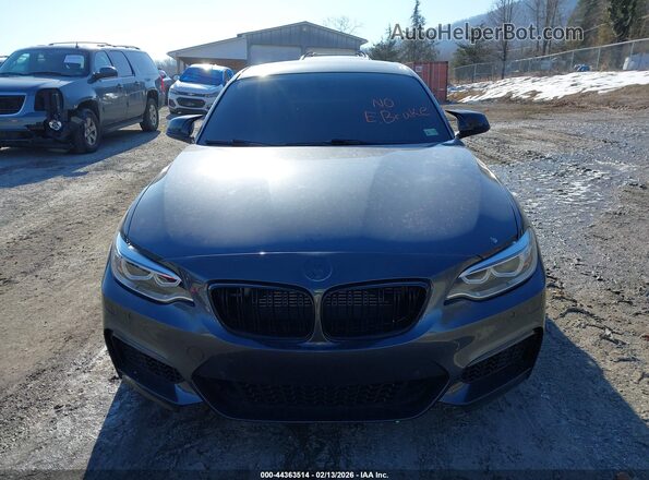 WBA2G3C36H7A25421 2017 BMW M2 Серый Вид задней части салона