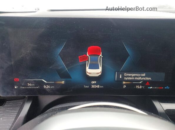 WBA53FJ0XRCP13012 2024 BMW 5 SERIES White Widok zestawu wskaźników