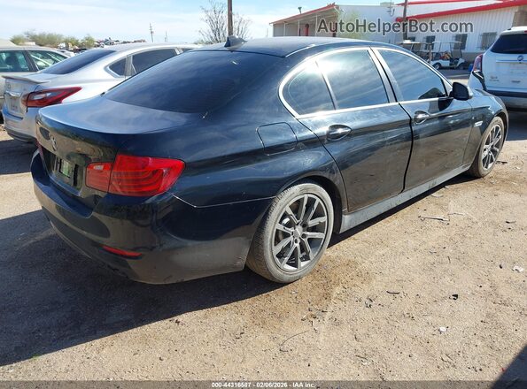 WBA5A5C59GD528210 2016 BMW 5 SERIES Black Tył prawy