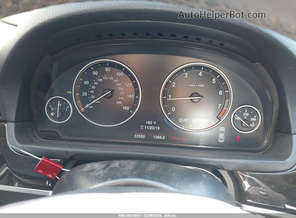 WBA5A5C59GD528210 2016 BMW 5 SERIES Black Widok tylnych siedzeń