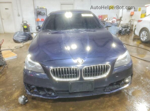WBA5A7C57GG642877 2016 BMW 5 SERIES Синий Вид спереди