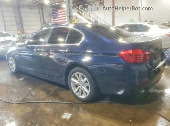 WBA5A7C57GG642877 2016 BMW 5 SERIES Синий Задняя левая четверть
