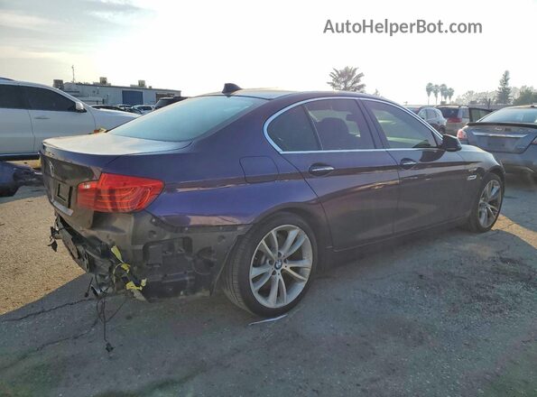 WBA5B1C57GG553613 2016 BMW 5 SERIES Фиолетовый Задняя правая четверть