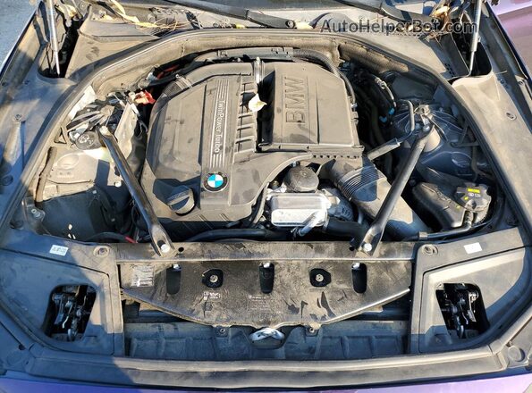WBA5B1C57GG553613 2016 BMW 5 SERIES Фиолетовый Вид задней части салона