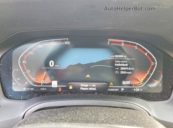 WBA5R7C51KAJ87643 2019 BMW OTHER Белый Вид щитка приборов