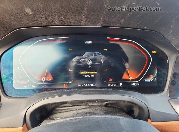 WBA5R7C56KAJ81532 2019 BMW OTHER Black Instrument cluster view