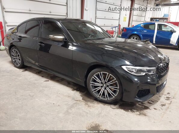 WBA5U7C09LA234194 2020 BMW M3 Черный Передняя правая четверть