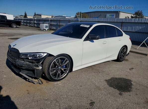 WBA5U7C09LFH15309 2020 BMW M3 Белый Передняя левая четверть
