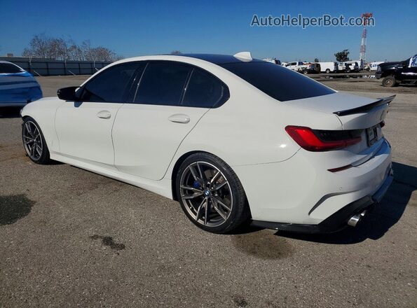 WBA5U7C09LFH15309 2020 BMW M3 Белый Задняя левая четверть