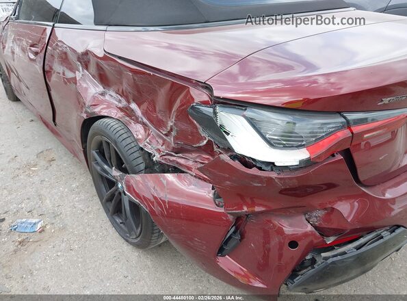 WBA63AT08NCJ51917 2022 BMW M4 Бордовый Вид спереди