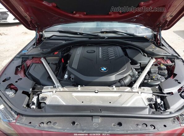 WBA63AT08NCJ51917 2022 BMW M4 Бордовый Вид сзади