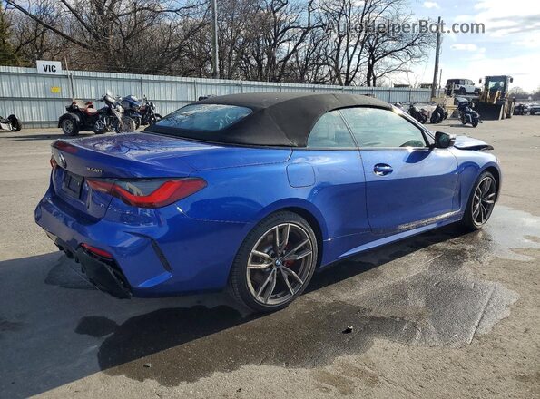 WBA63AT09RCP78115 2024 BMW M4 Blue Задня права чверть
