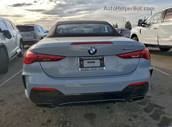 WBA63DB08TCW33173 2026 BMW M4 Gray Vista trasera