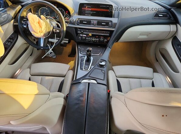 WBA6D0C56KG853080 2019 BMW OTHER Синий Вид панели приборов