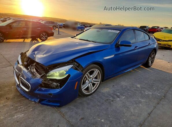 WBA6D0C56KG853080 2019 BMW OTHER Синий Передняя левая четверть