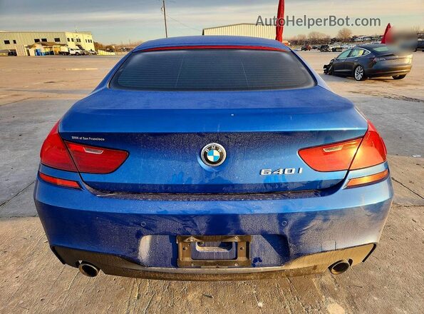 WBA6D0C56KG853080 2019 BMW OTHER Синий Вид сзади