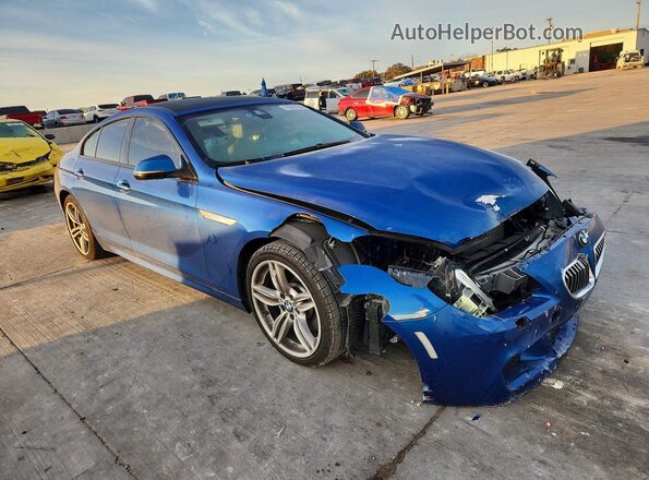 WBA6D0C56KG853080 2019 BMW OTHER Синий Передняя правая четверть