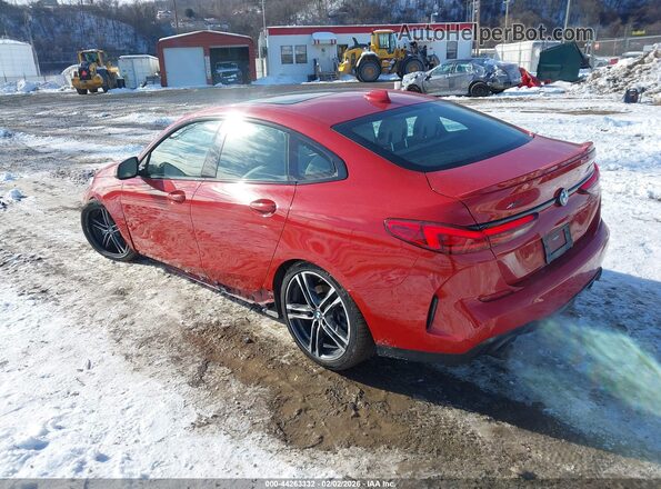 WBA73AK0XM7H39883 2021 BMW OTHER Красный Задняя левая четверть