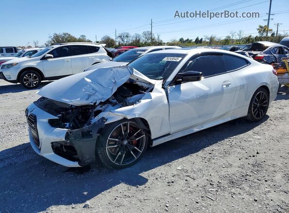 WBA73DA00TCW11433 2026 BMW M4 Белый Передняя левая четверть