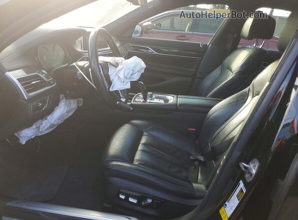 WBA7E2C58KB218548 2019 BMW OTHER Black Widok wnętrza z przodu