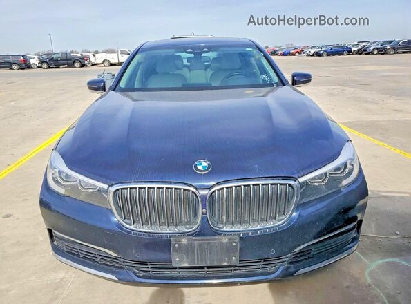 WBA7J2C52JB246288 2018 BMW OTHER Синий Вид сзади