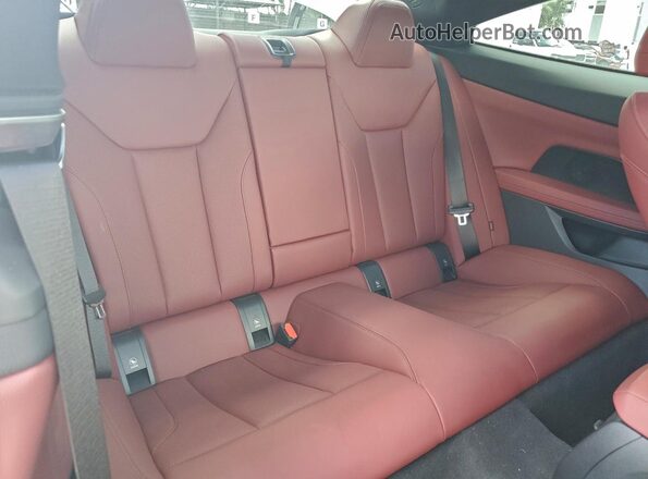 WBA83AP03RCR28884 2024 BMW M4 White Вид задніх сидінь