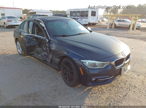 WBA8D9C38HA005757 2017 BMW OTHER Dark Blue Передняя правая четверть