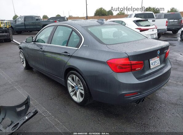 WBA8E1C30HA158731 2017 BMW OTHER Gray Trasero izquierdo