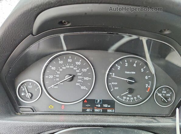 WBA8E1G5XGNT36809 2016 BMW OTHER Красный Вид щитка приборов