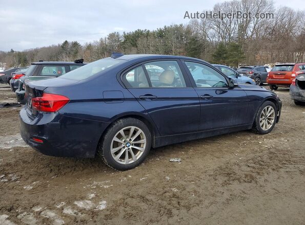 WBA8E5G32HNU44283 2017 BMW OTHER Синий Задняя правая четверть
