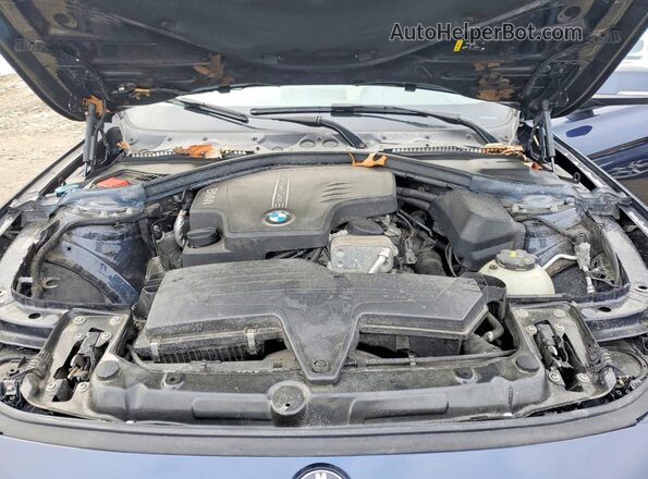 WBA8E5G32HNU44283 2017 BMW OTHER Синий Вид задней части салона