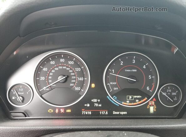WBA8J1C56JA019254 2018 BMW OTHER Белый Вид щитка приборов