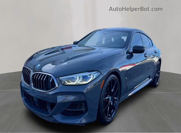 WBAGV8C05LCD99243 2020 BMW M8 Серый Задняя правая четверть