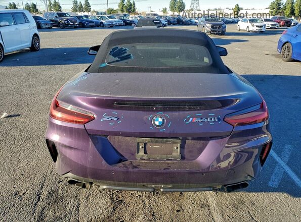 WBAHF9C06SWY40816 2025 BMW Z4 Фиолетовый Вид сзади