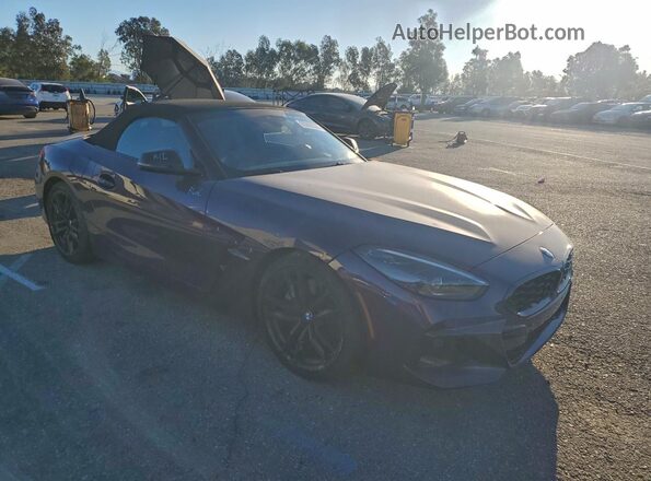WBAHF9C06SWY40816 2025 BMW Z4 Фиолетовый Передняя правая четверть