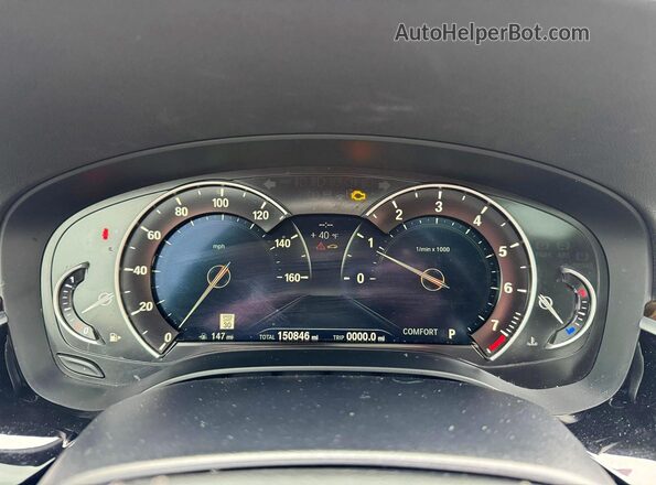 WBAJA5C54KBX87593 2019 BMW OTHER Black ხელსაწყოთა პანელის ხედი