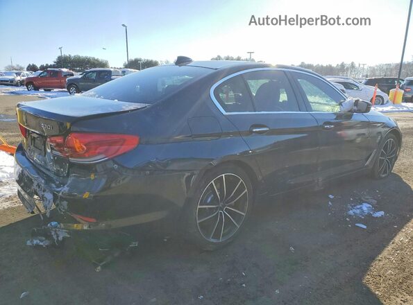 WBAJA7C36HG906363 2017 BMW 5 SERIES Синий Задняя правая четверть