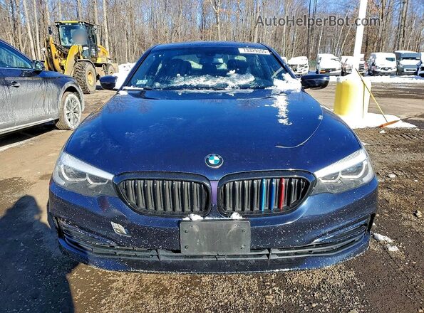 WBAJA7C36HG906363 2017 BMW 5 SERIES Синий Вид спереди