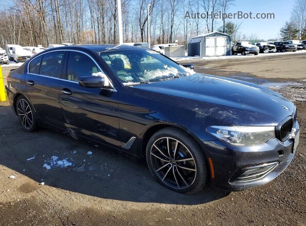 WBAJA7C36HG906363 2017 BMW 5 SERIES Синий Передняя правая четверть