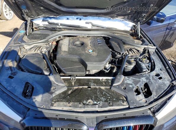 WBAJA7C36HG906363 2017 BMW 5 SERIES Синий Вид задней части салона