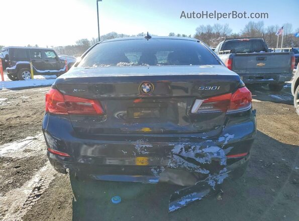 WBAJA7C36HG906363 2017 BMW 5 SERIES Синий Вид сзади
