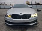 2018 Bmw 530e Серебряный vin: WBAJA9C51JB033458