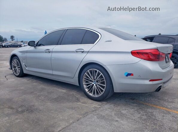 WBAJA9C51JB033458 2018 BMW 5 SERIES Серебряный Задняя левая четверть