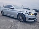 2018 Bmw 530e Серебряный vin: WBAJA9C51JB033458
