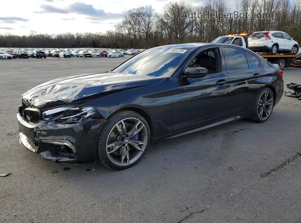 WBAJB9C52KB289056 2019 BMW M5 Black Առջևի ձախ երեք քառորդ տեսարան