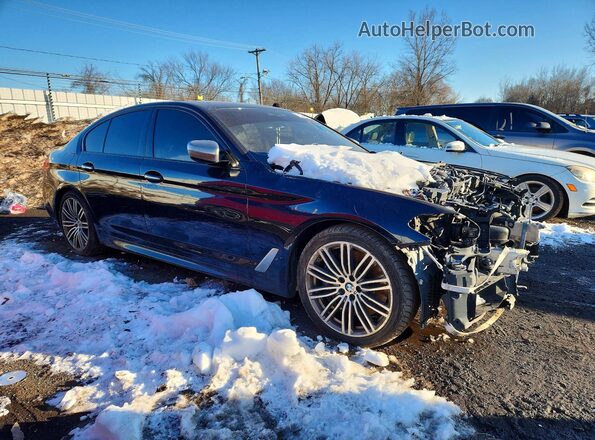 WBAJB9C53JB035399 2018 BMW M5 Black Передня права чверть