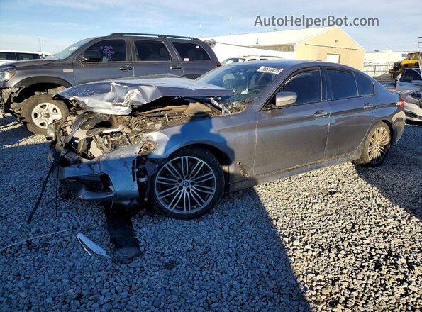 WBAJB9C53JB049433 2018 BMW M5 Gray Przód lewy