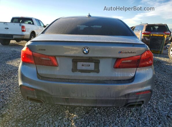 WBAJB9C53JB049433 2018 BMW M5 Gray Widok z tyłu