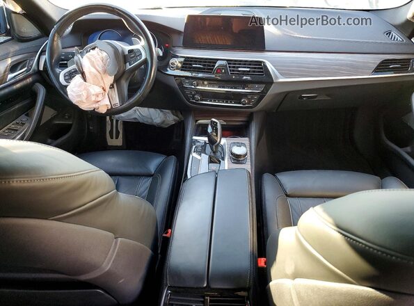 WBAJB9C53JB049433 2018 BMW M5 Gray Widok deski rozdzielczej