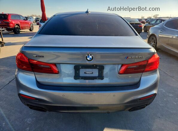 WBAJB9C53JG463671 2018 BMW M5 Gray Front interior view